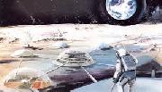 Futuristic Moon City