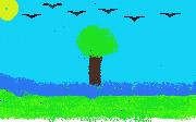 Fly to a far away land